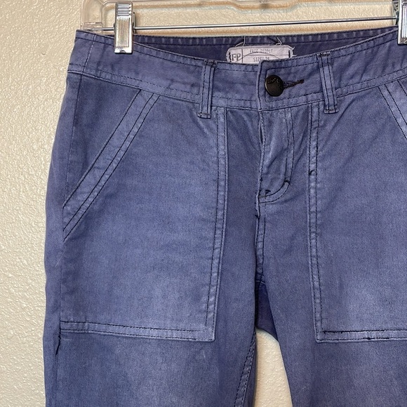 Free People Pants Blue/Gray moto pants size 26‎ - Picture 3 of 11